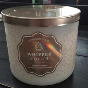 BBW whipped coffee three wick candle